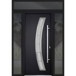 6500 black entry door