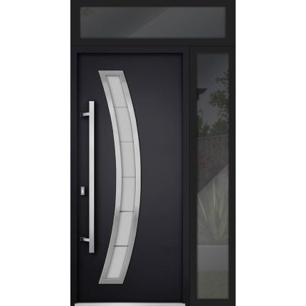 6500 black entry door