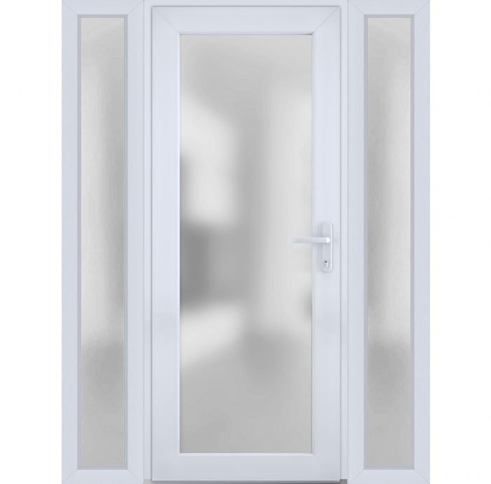 Panora 8102 White Silk / Door unit with 2 Sidelites