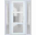 Panora 8552 White Silk / Door unit with 2 Sidelites