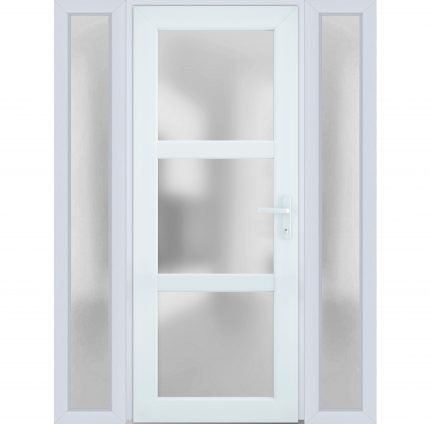 Panora 8552 White Silk / Door unit with 2 Sidelites