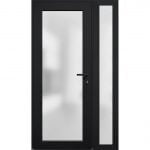 Panora 8102 Matte Black / Door unit with Sidelite