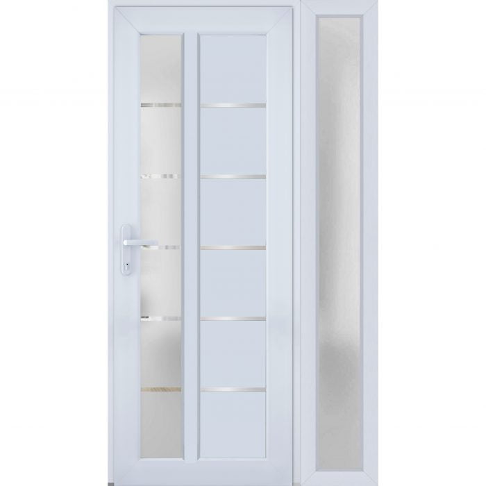 Panora 8088 White Silk / Door unit with Sidelite