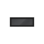 Metal Top Lite for Entry Door Black