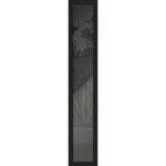 Metal Side Lite for Entry Door Black