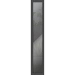 Metal Side Lite for Entry Door Gray Graphite