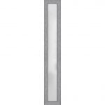 Metal-Plastic Side Lite for Entry Door Grey