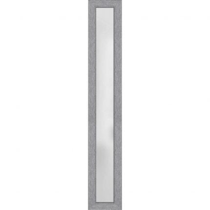 Metal-Plastic Side Lite for Entry Door Grey