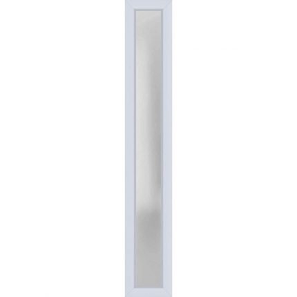Metal-Plastic Side Lite for Entry Door White