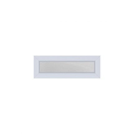 Metal-Plastic Top Lite for Entry Door White